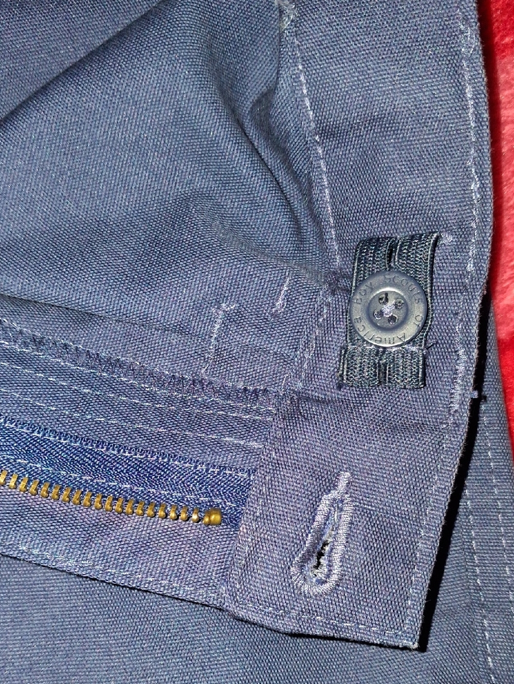 Boy Cub Scouts BSA Switchback Convertible Cargo Pants Shorts Size 8 Navy Uniform - Picture 14 of 14